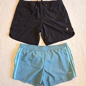 💥Black Shorts and Teal Shorts